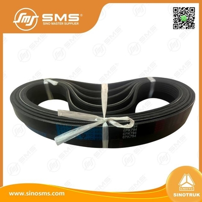 comprar Cinturón alternador 6PK794 VG2600020258 HOWO Partes para camiones fabricación en línea