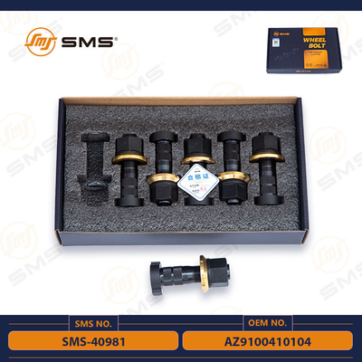 Piezas Front Wheel Bolt SMS-40981 del chasis de AZ9100410104 Sinotruk Howo