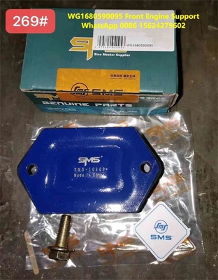 WG1680590095 HOWO Piezas de camión A7 Soporte del motor delantero
