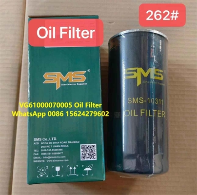 VG61000070005 Filtro de aceite HOWO Partes de camión Filtro separador de agua de combustible diesel