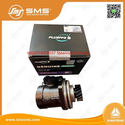 WG9719470037 Bomba de aceite de dirección de potencia HOWO Partes de camión Bomba de refuerzo de dirección