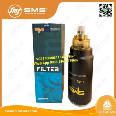 Filtro de combustible para diésel VG1540080311 HOWO Partes de camión Conjunto de separador de agua y combustible