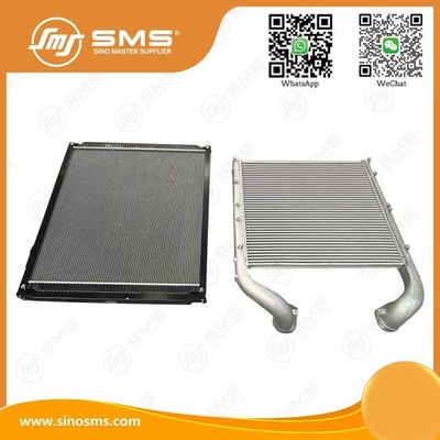 Radiador 712W06100-0005 HOWO Partes de camión Intercooler WG9925530136 WG9925530137 Tanque de agua