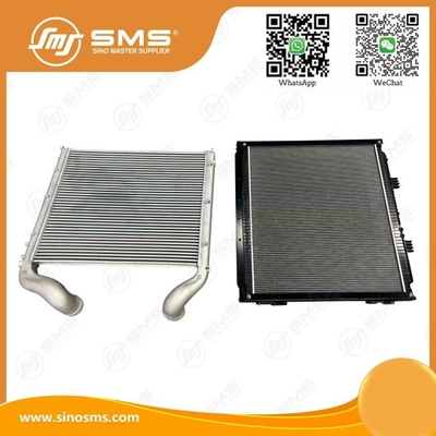 Radiador 812W06100-0002 HOWO Partes de camión Intercooler Radiador del tanque de agua del motor