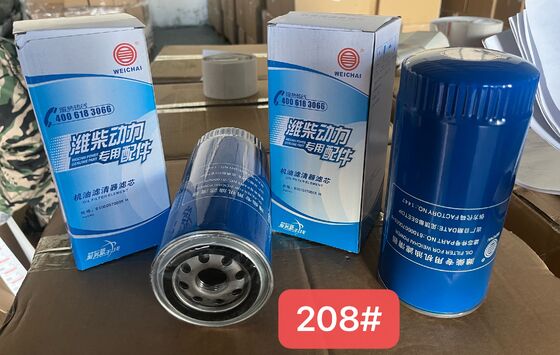 Filtro de aceite para motores WEICHAI JX0818 61000070005 Partes de camiones